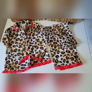 GUC Girls Leopard Print Sleepwear